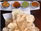 popadoms and chutneys